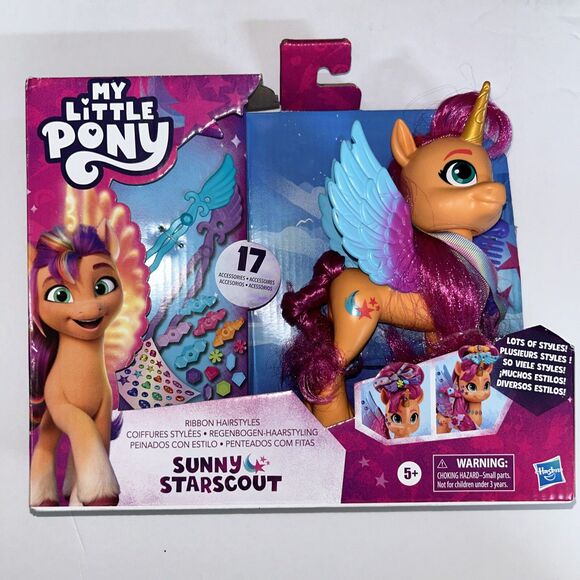 My Little Pony Sunny Starscout Rainbow Reveal Braid 17 Accessories Brand New - Picture 1 of 10